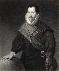 Sir Francis Drake (15403-96) uit 